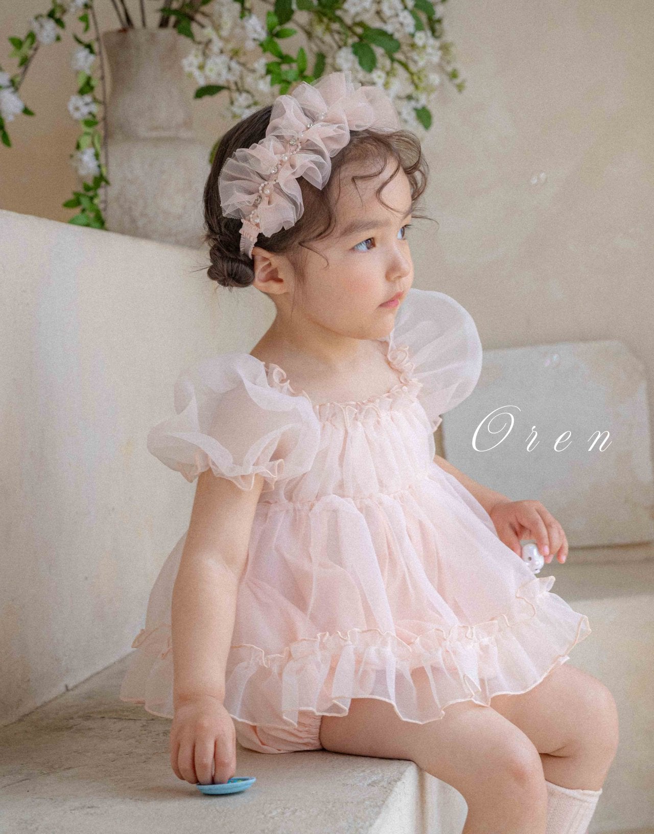 現貨▷ 韓國童裝 25夏 | OR252104 Coco Blush Kids Dress & Baby Suit