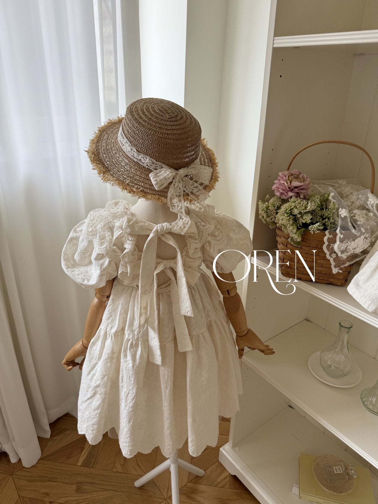現貨▷ 韓國童裝 25夏 | OR25258 Lyla Lace Kids Ops (90)