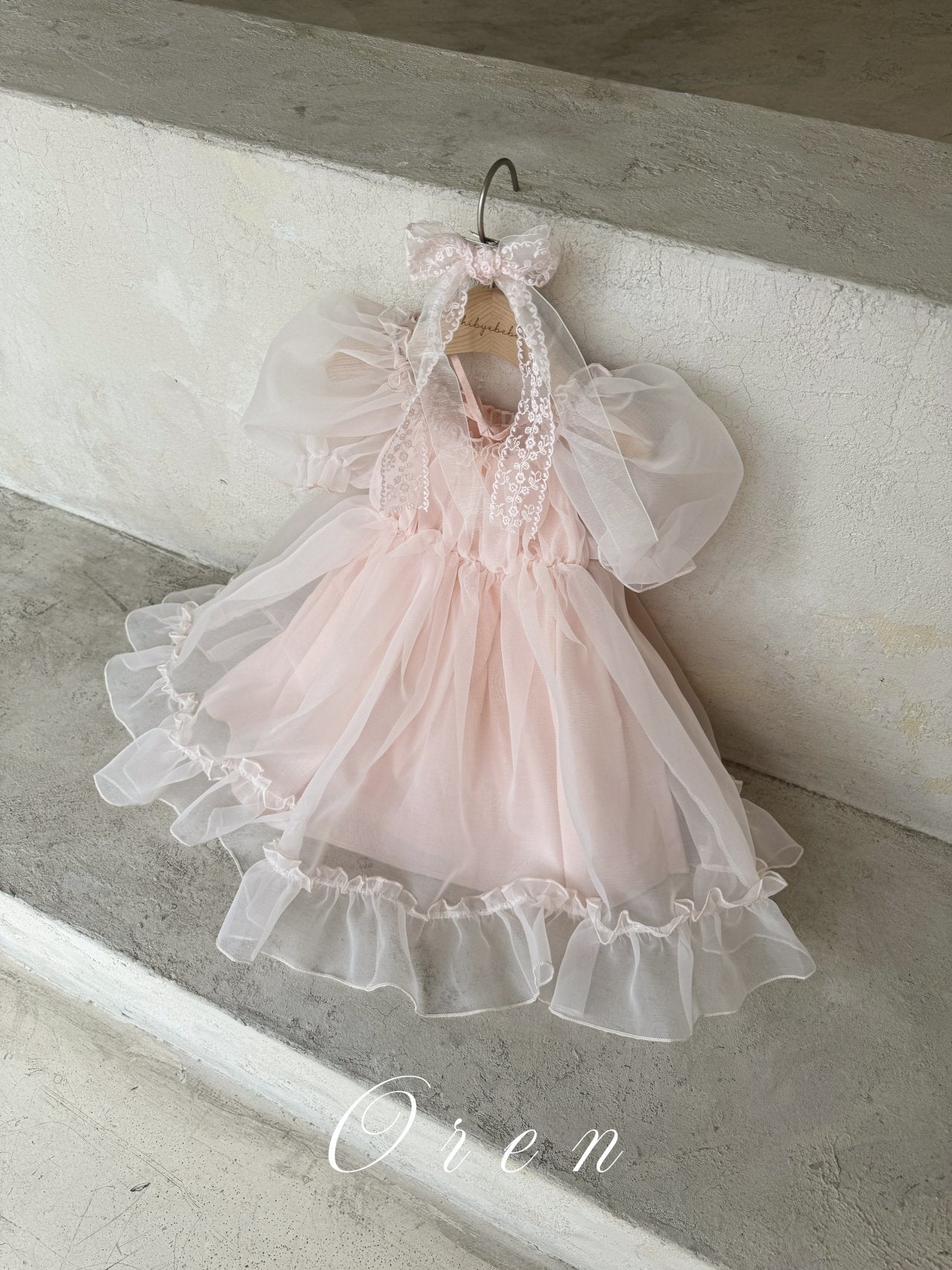 現貨▷ 韓國童裝 25夏 | OR252104 Coco Blush Kids Dress & Baby Suit