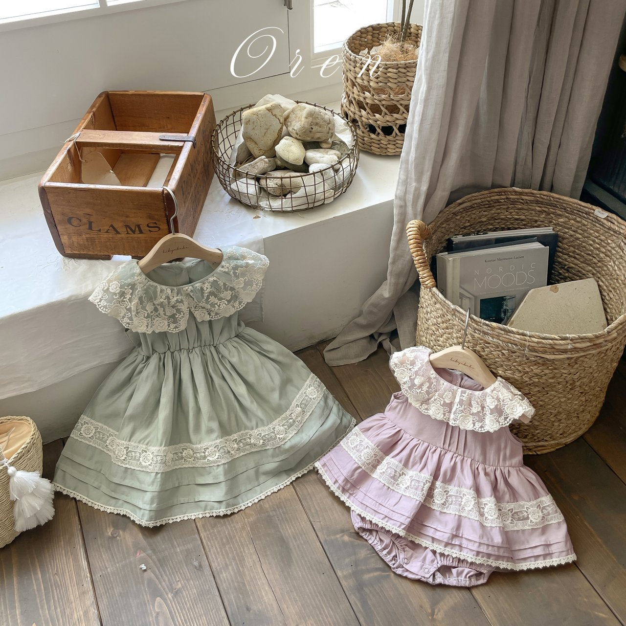 韓國童裝 25夏 | OR252108 Marcel Love Kids Dress & Baby Suit