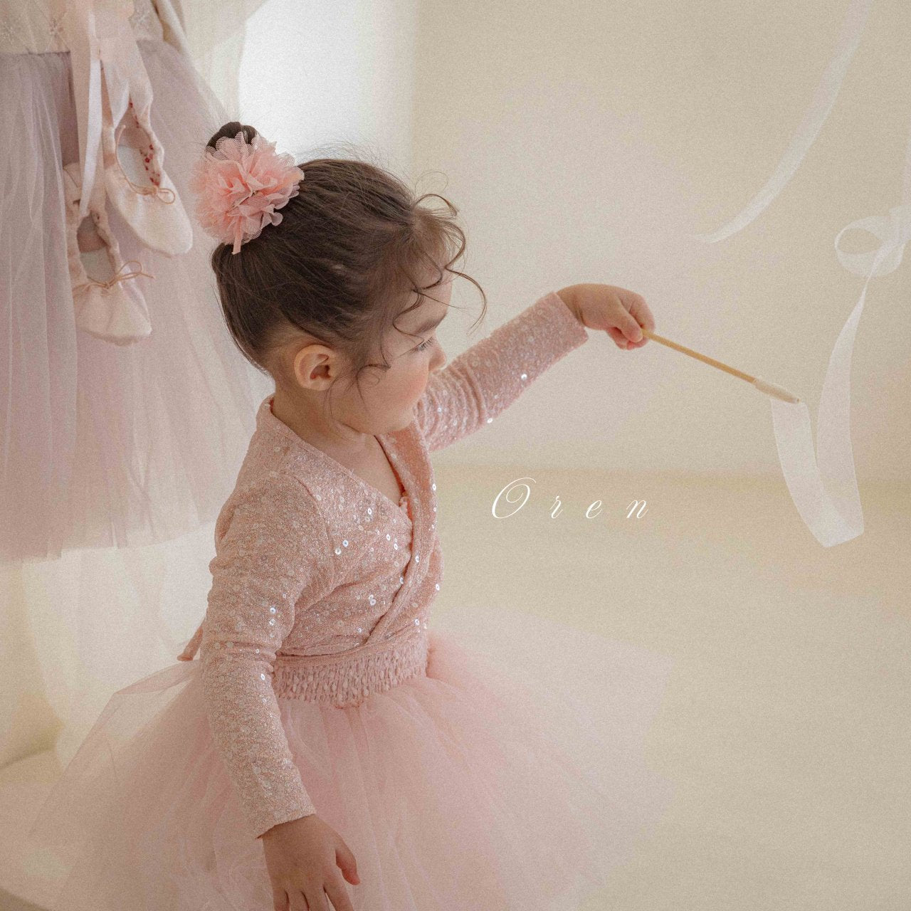 現貨▷ 韓國童裝 25春 | OR25106 BALLET SUIT WITH CARDIGAN SET