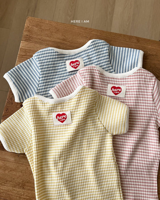 韓國童裝 26夏| HM19 Pastel Ribbed Loungewear Set