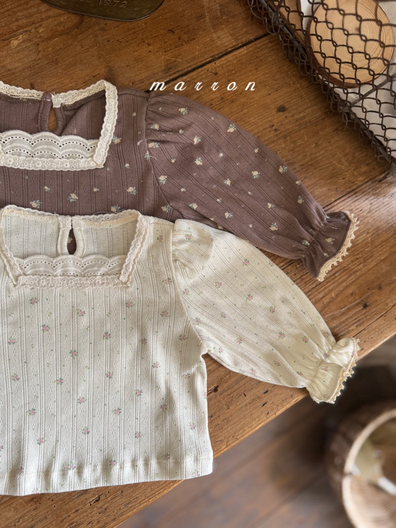 韓國童裝 25秋 | MA25342 Flower Blouse (Baby & Kids)