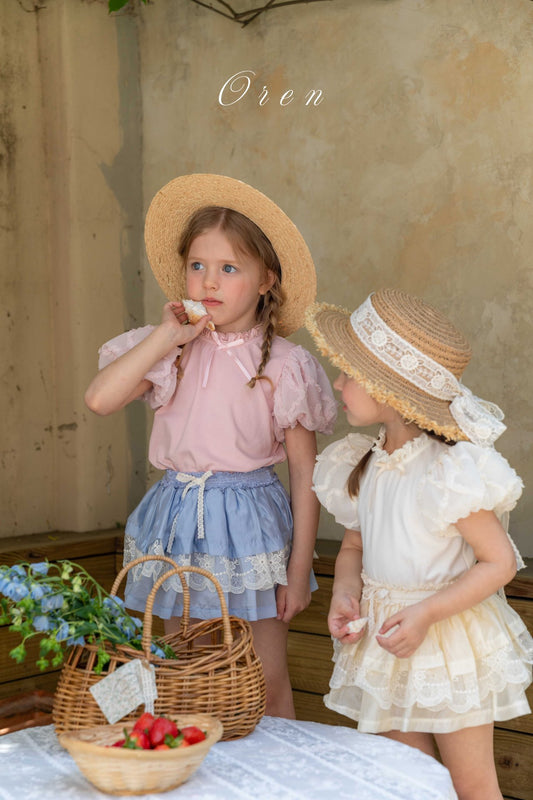 現貨▷ 韓國童裝 25夏 | OR25297 Blouse (100/110)