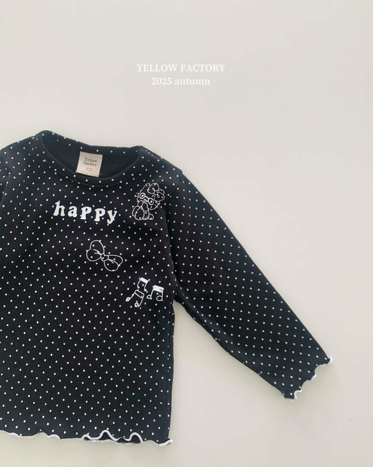 韓國童裝 25秋 | YF25320 Dot Dot Tee