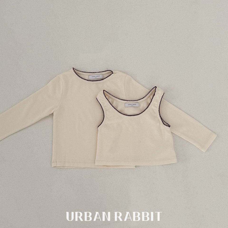 韓國童裝 25秋 | UR25309 Sleeveless Tee + Tee Set