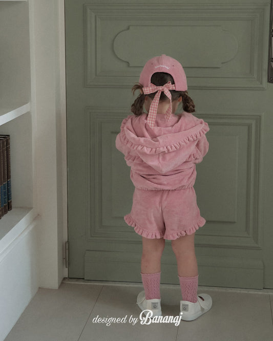 韓國童裝 25秋 | BJ25333 Kids Frill Pants