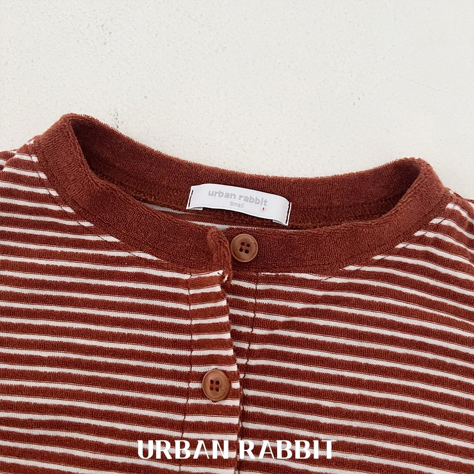 韓國童裝 25秋 | UR25306 Stripe Cardigan