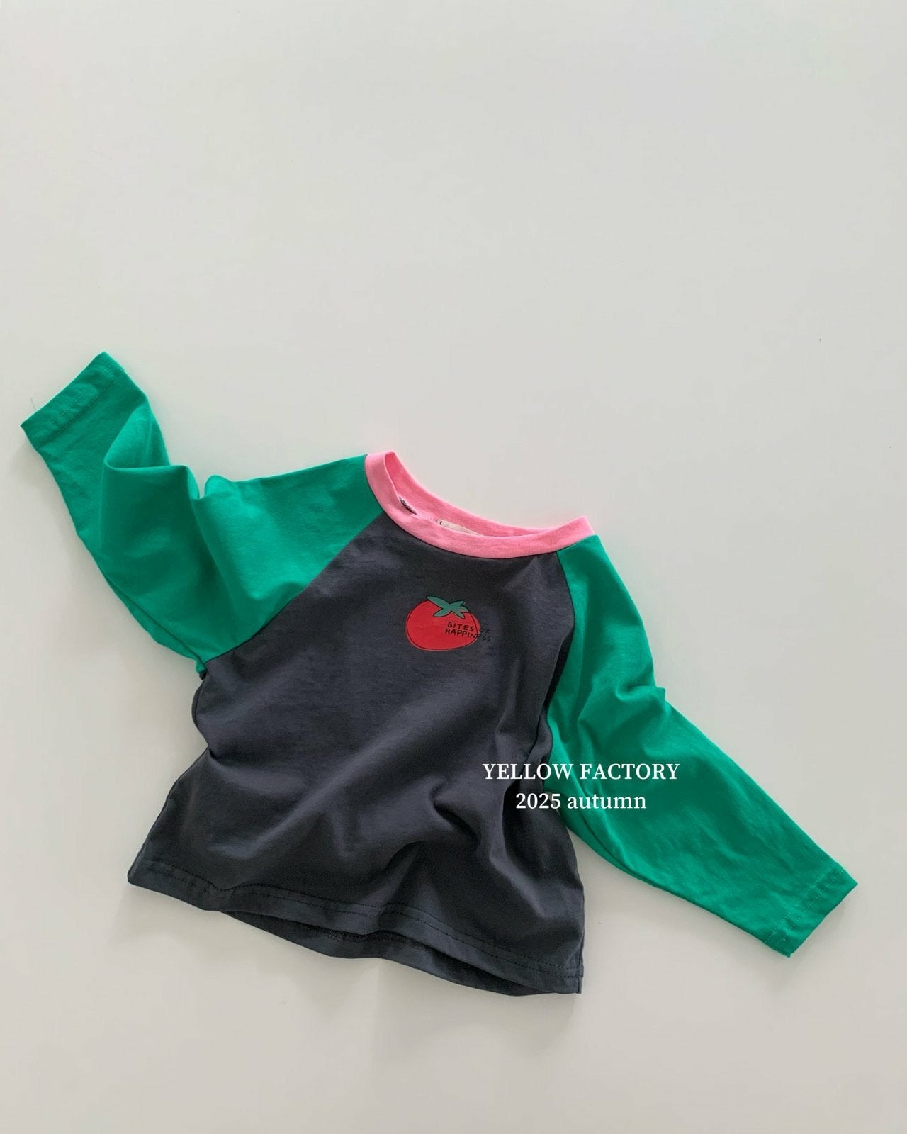 韓國童裝 25秋 | YF25308 Tomato (Raglan T-shirt)