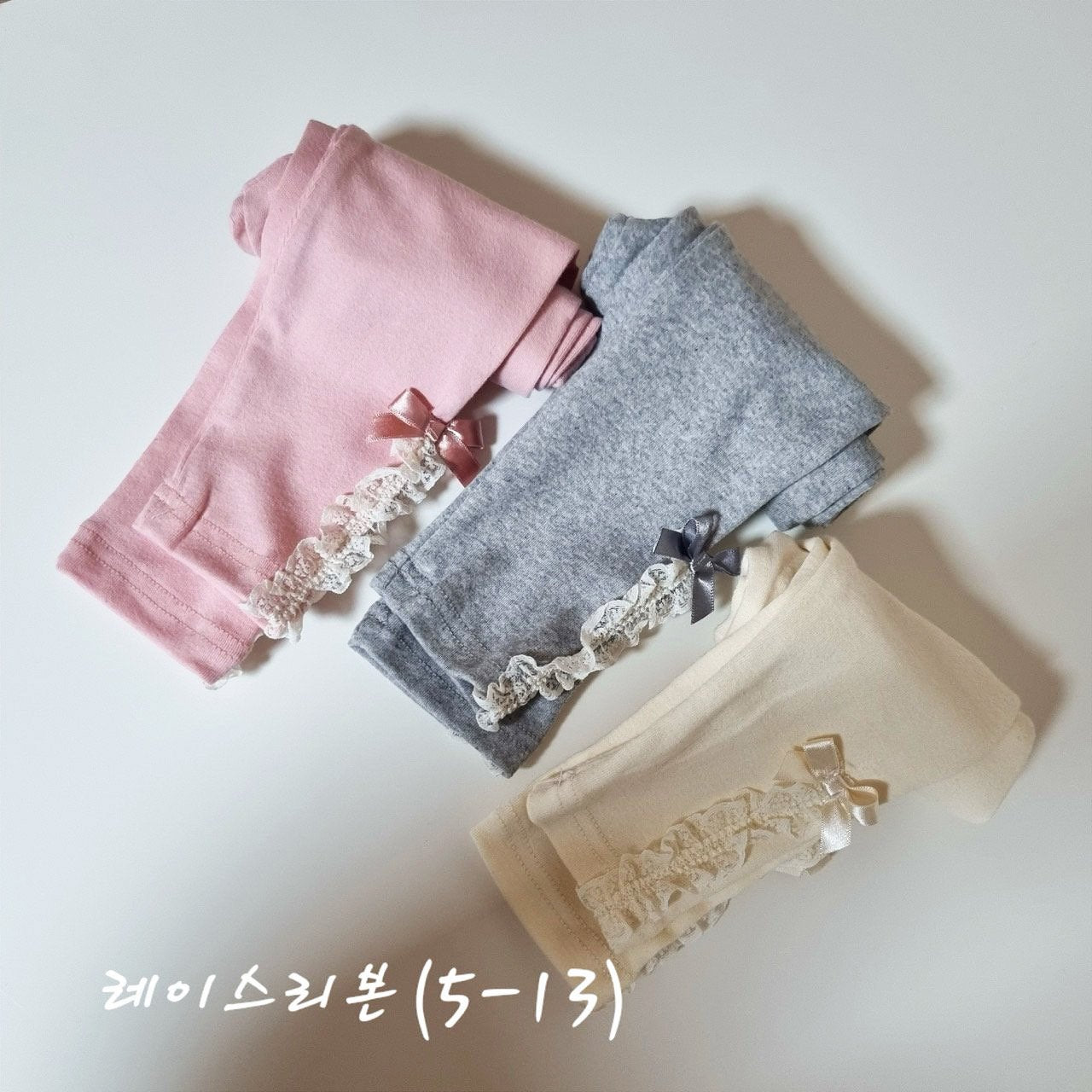現貨▷ 韓國童裝 25秋 | HU25306 Lace Leggings
