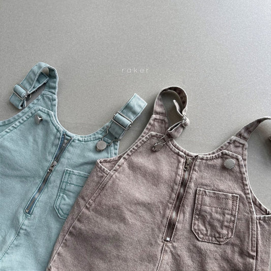 韓國童裝 26春 | RA18 Zipper Shorts Overall (80-130cm)