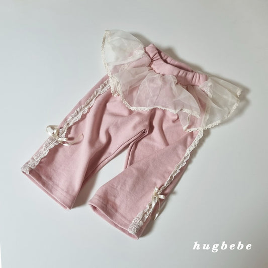 現貨▷ 韓國童裝 25秋 | HU25302 Lace Pants