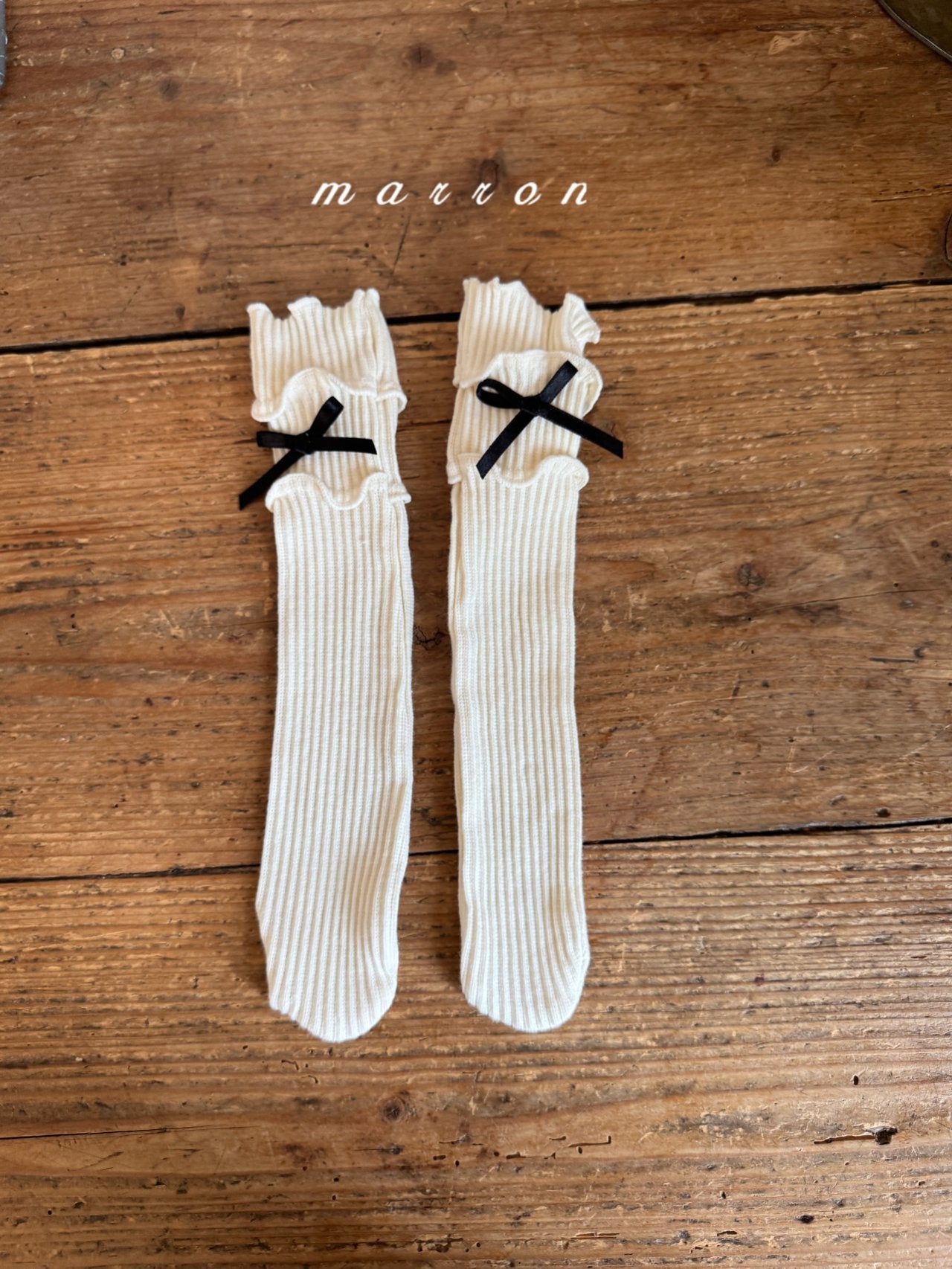 韓國童裝 25秋 | MA25308 Ribbon Socks