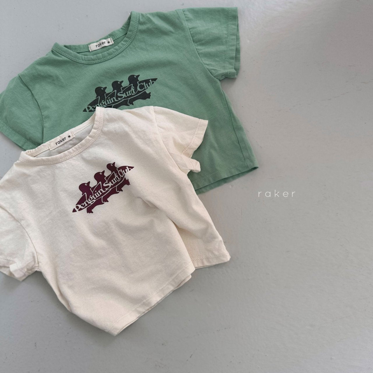 韓國童裝 26春 | RA22 Penguin T-Shirt (80-130cm)