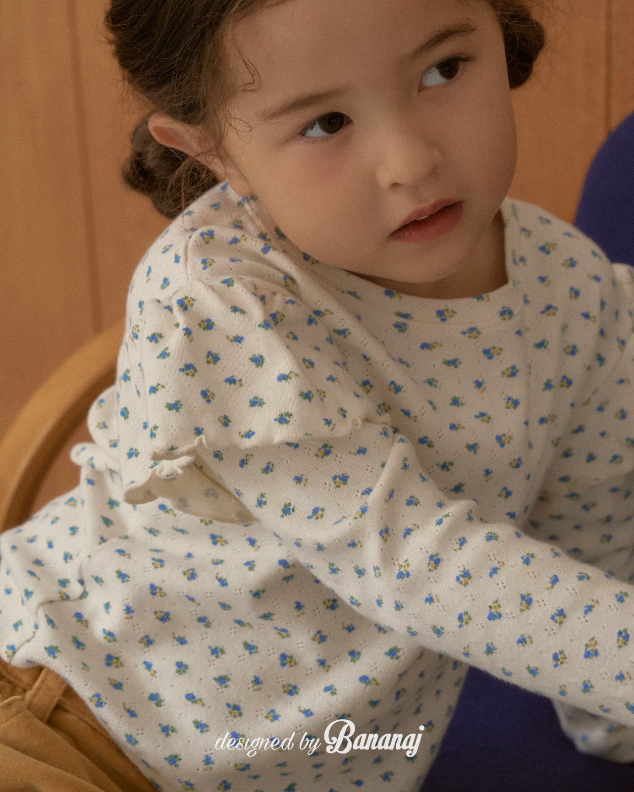 韓國童裝 25秋 | BJ25343 Kids Frill Tee