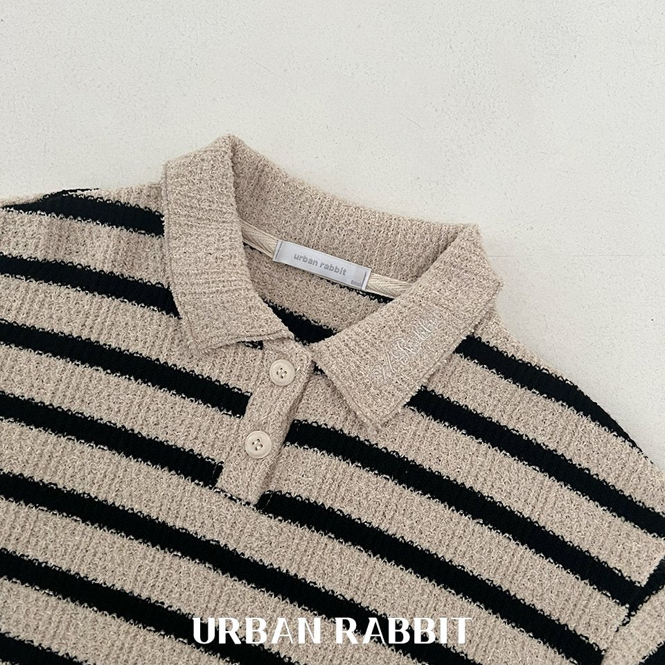 韓國童裝 25秋 | UR25305 Knit collar top