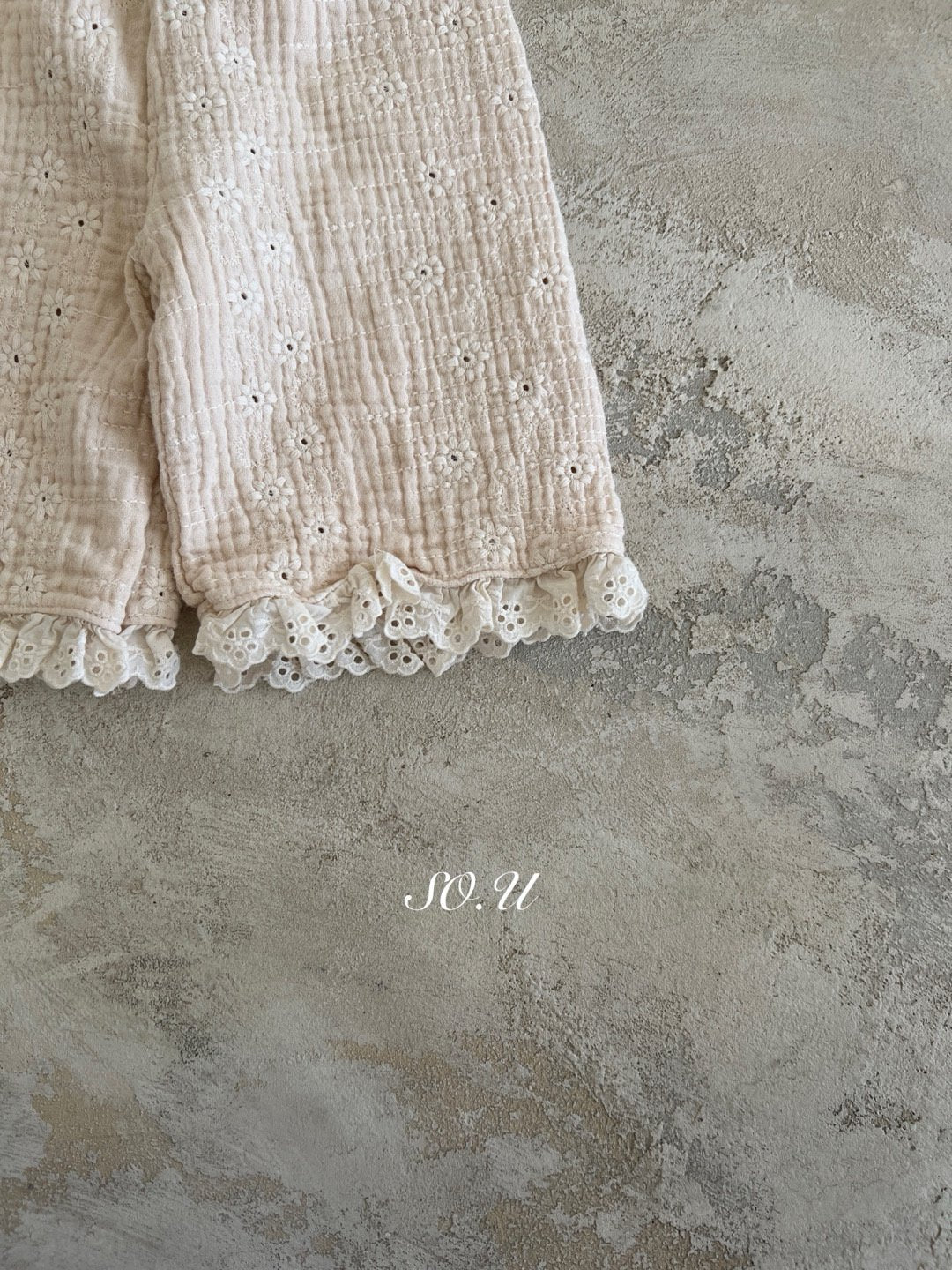 韓國童裝 25秋 | SO25305 Floral Pants
