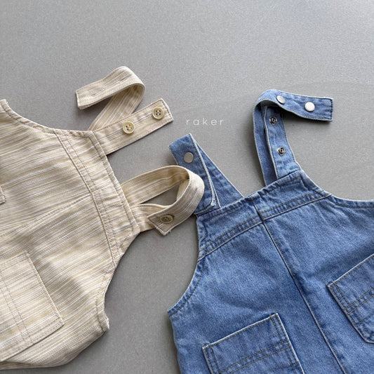 韓國童裝 26春 | RA09 Dopamine Short Overall (80-130cm)