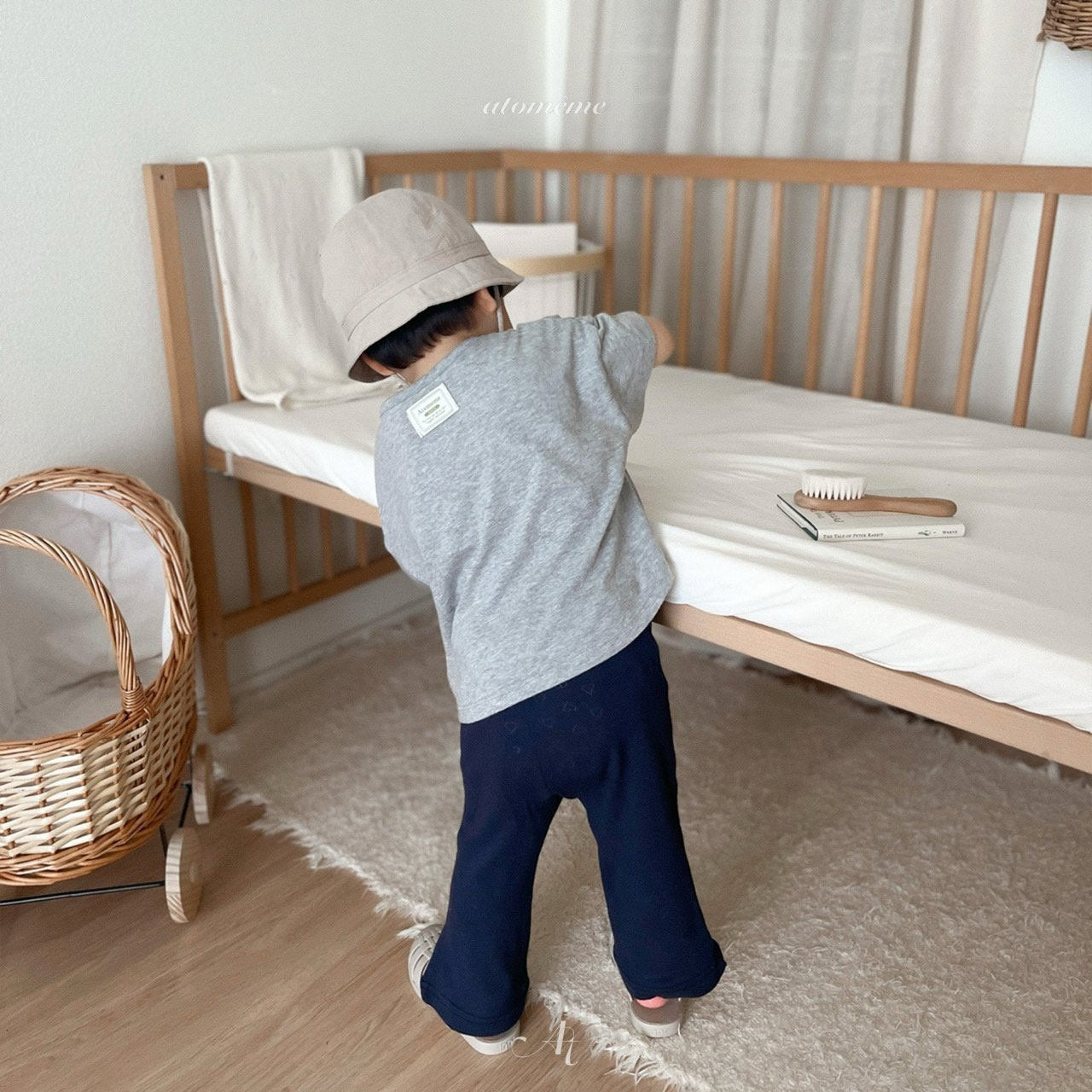 韓國童裝 25夏 | AT25234 lovely bootcut leggings (baby and kids)
