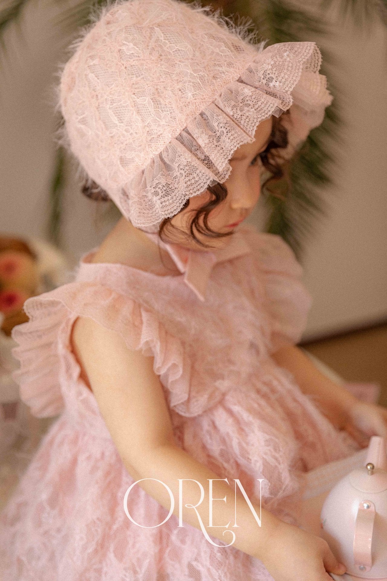 現貨▷ 韓國童裝 25夏 | OR25250 Jenny Lace Baby Suit 1歲生日 / Cake smash
