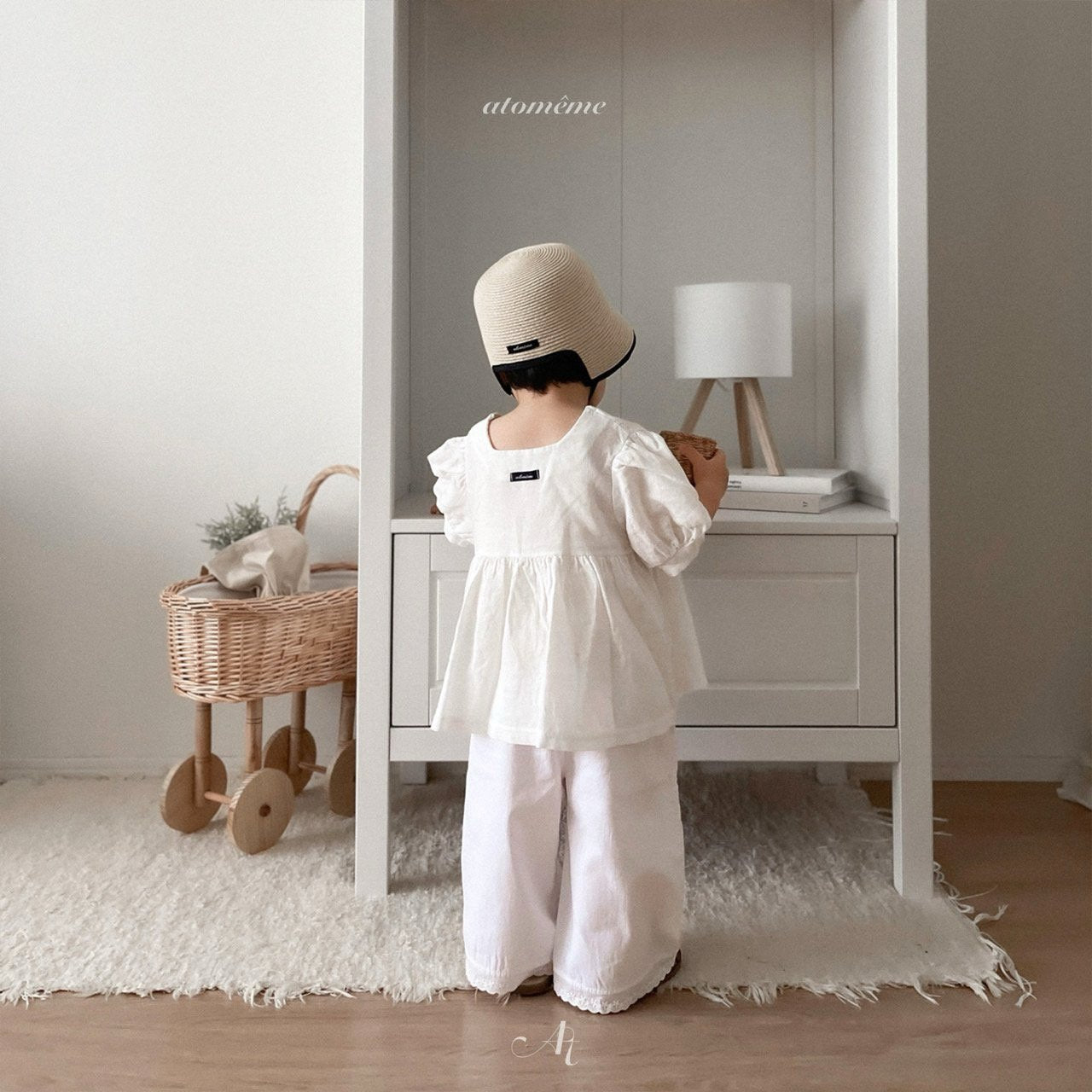 韓國童裝 25夏 | AT25229 Juicy Linen Blouse (baby and kids)