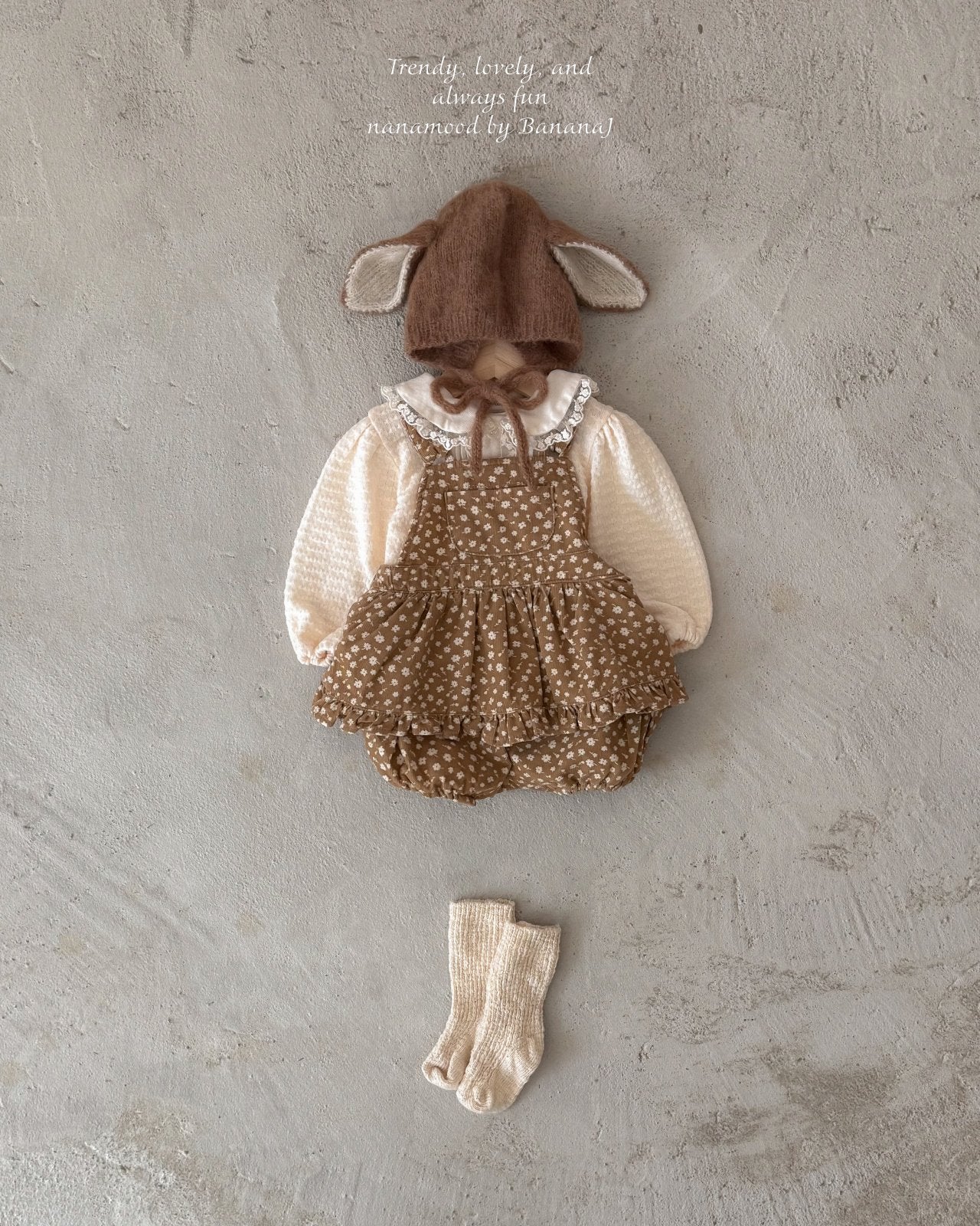 韓國童裝 25秋 | BJ25317 Baby Garden Bloomer