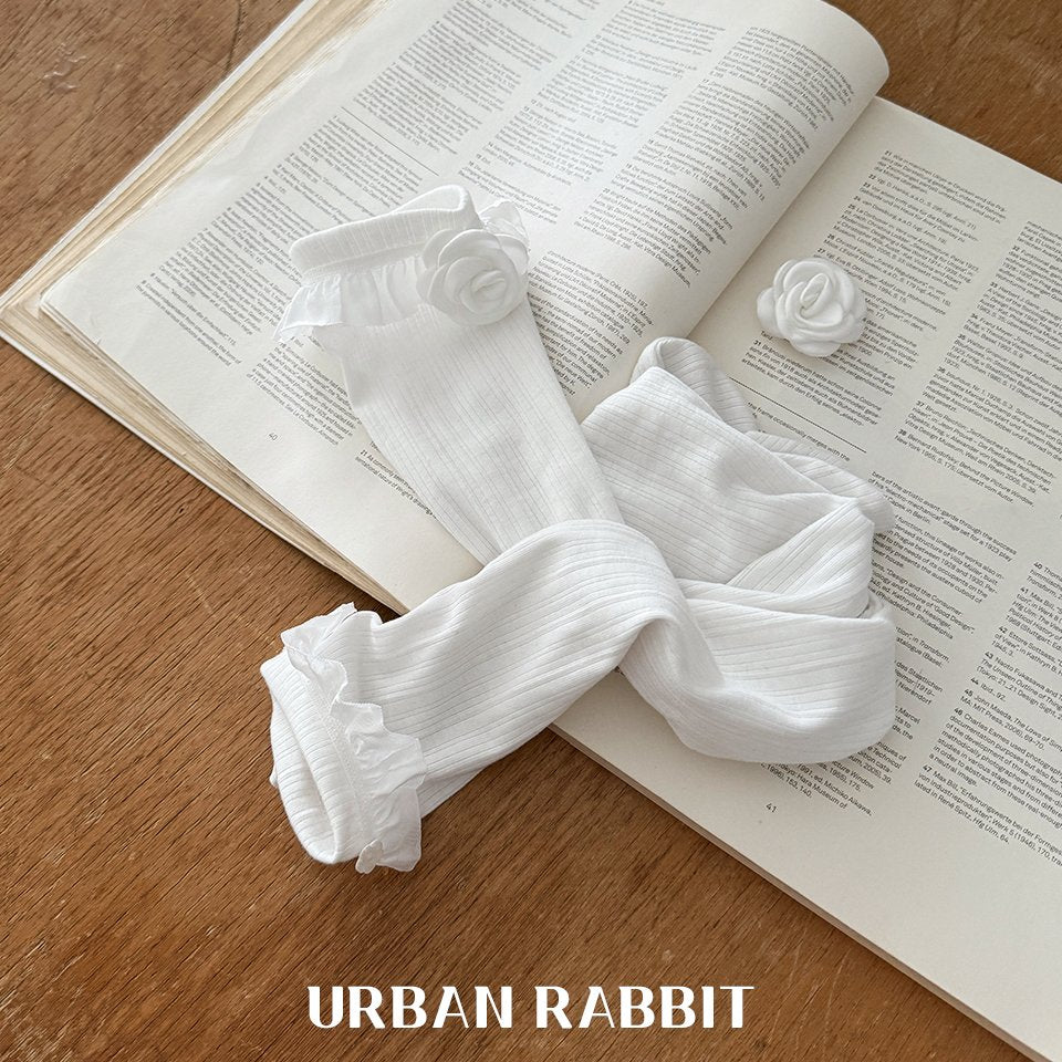 韓國童裝 25秋 | UR25323 Rose Knee Socks
