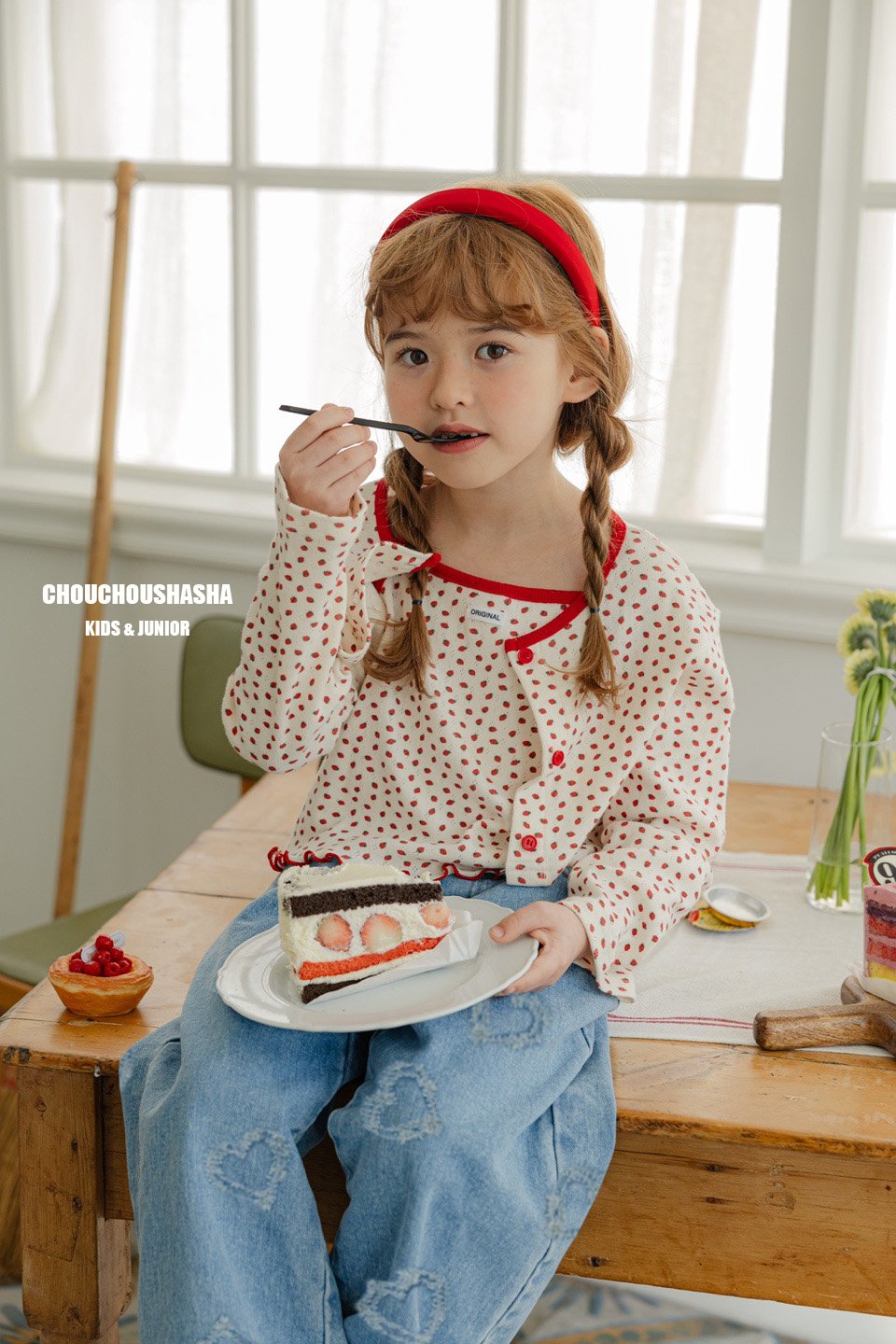 韓國童裝 25春 | KR03-2502 SET (STRAWBERRY SET)