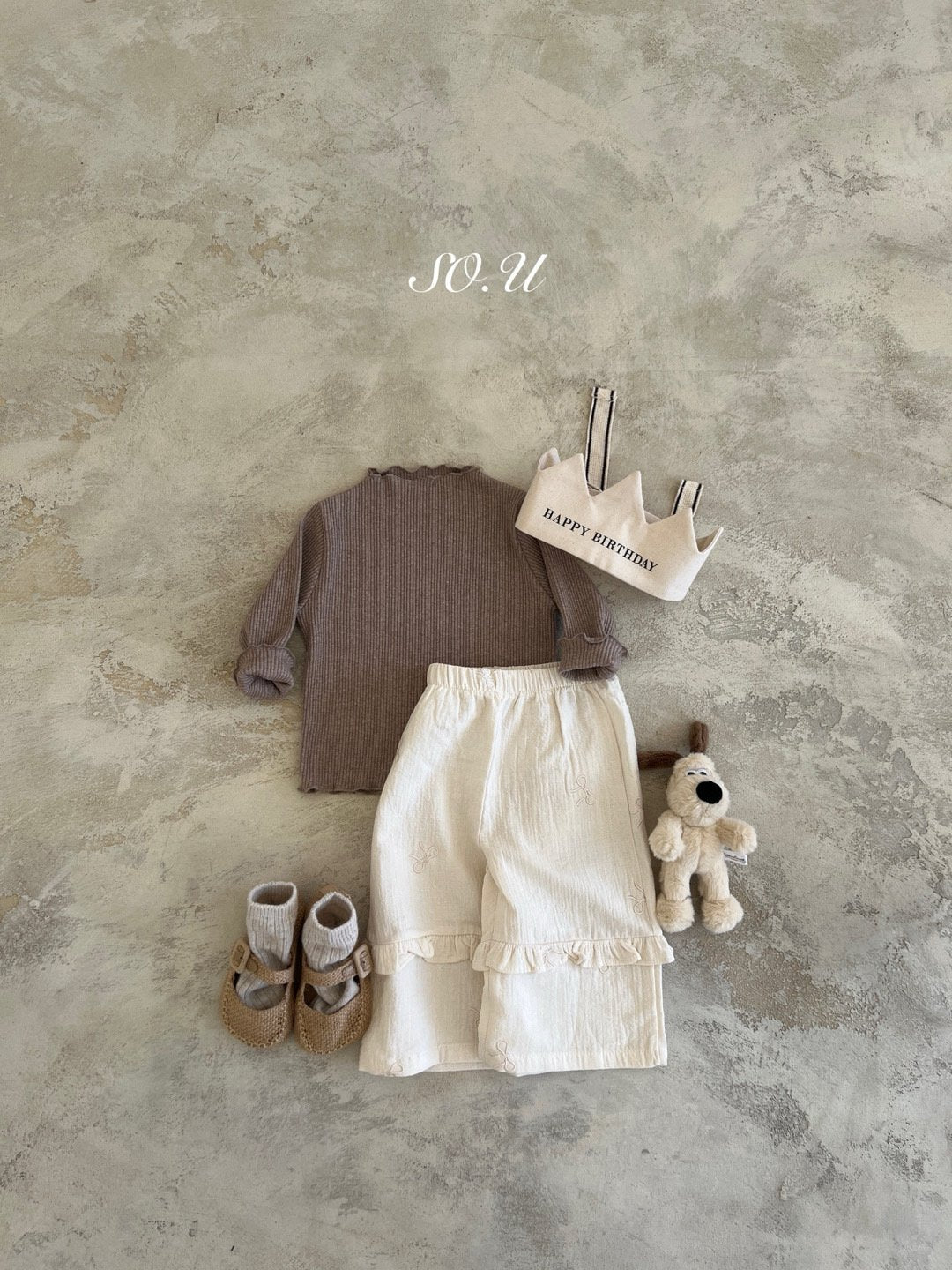 韓國童裝 25秋 | SO25310 Basic Tee