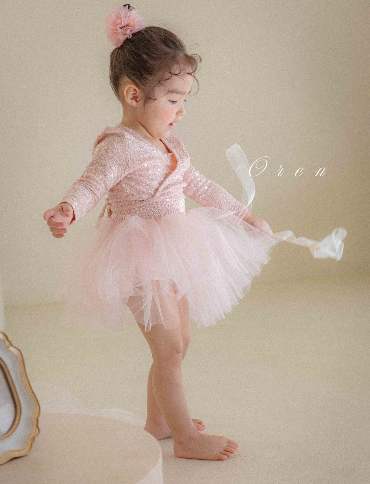現貨▷ 韓國童裝 25春 | OR25106 BALLET SUIT WITH CARDIGAN SET
