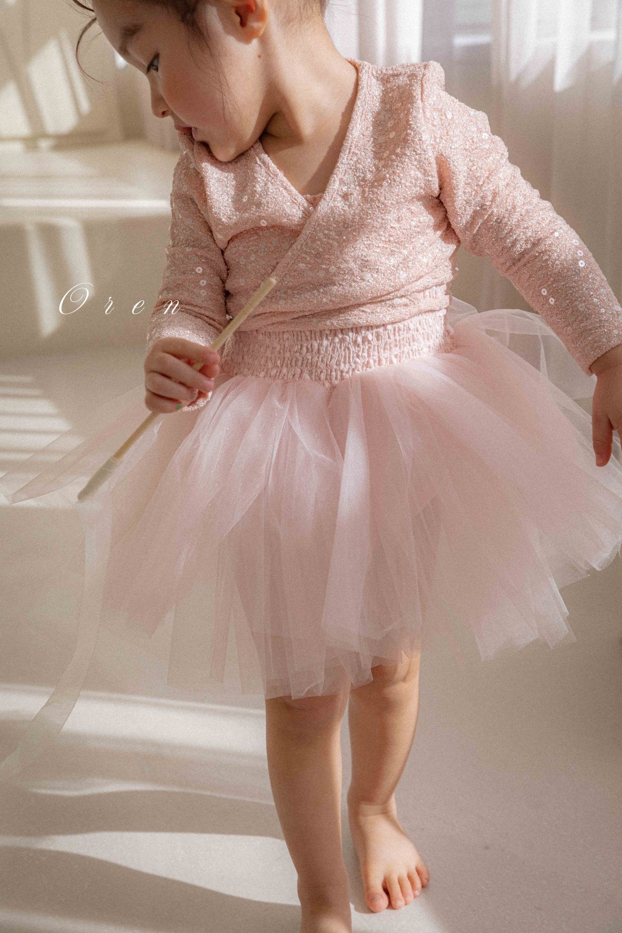 現貨▷ 韓國童裝 25春 | OR25106 BALLET SUIT WITH CARDIGAN SET