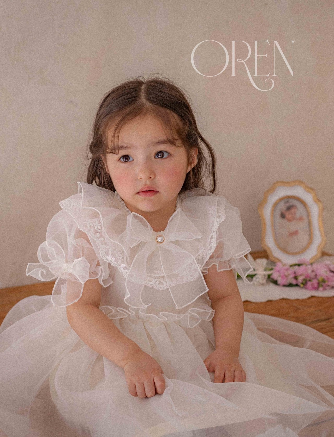 現貨▷ 韓國童裝 25夏 | OR252014 RACHEL DRESS (90) 一歲生日Look