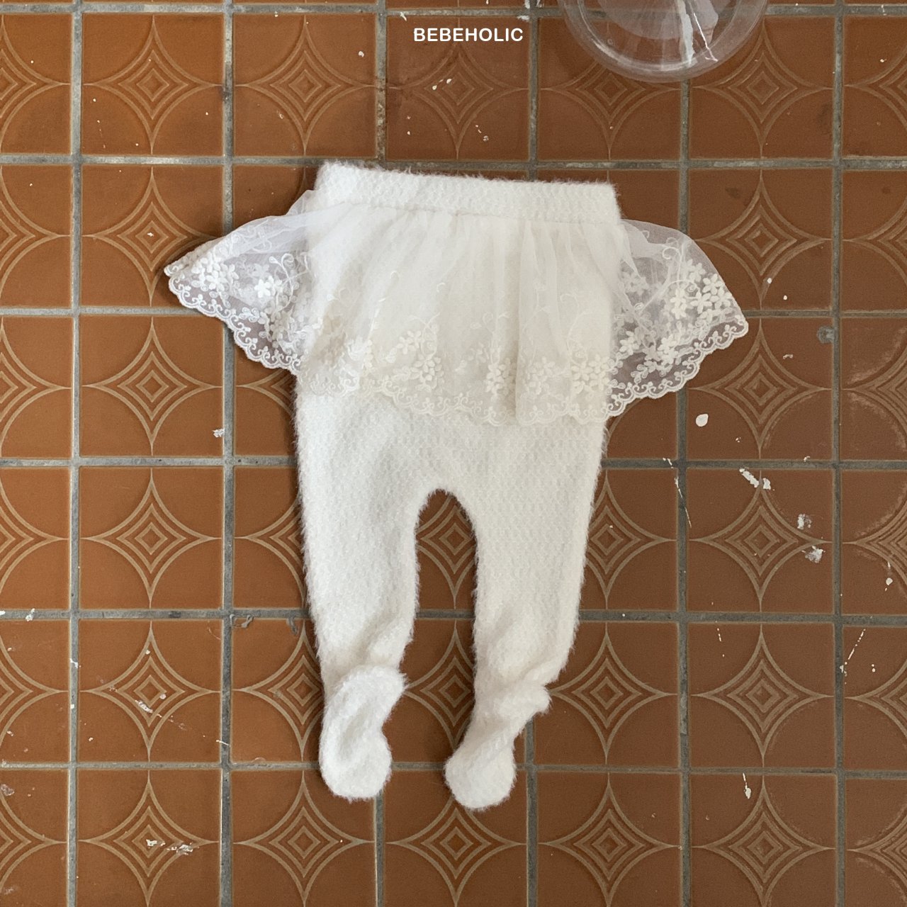 現貨▷ 韓國童裝 24秋冬 | BEBEHOLICS LACE LEGGINGS - SUPER SOFT (6M/12M/18M)