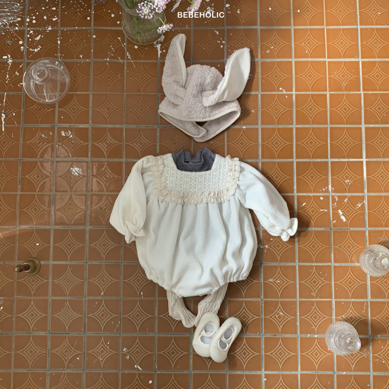 現貨▷ 韓國童裝 24秋冬 | BEBEHOLICS CLOUD SUIT (12M)