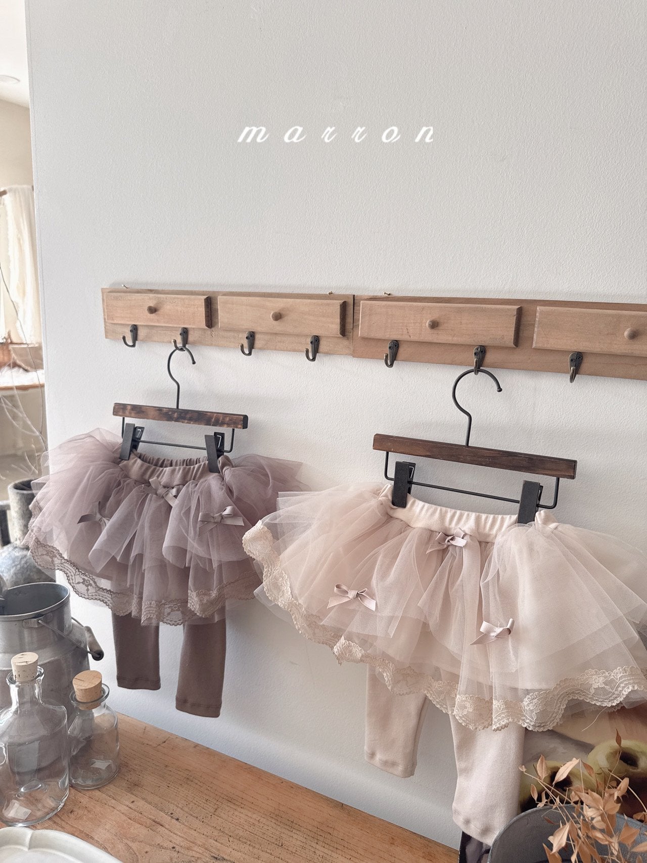 韓國童裝 25秋 | MA25353 Ribbon Tutu Leggings (Baby & Kids)