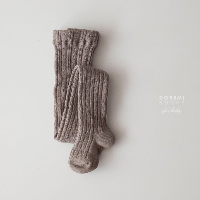 現貨▷ DOREMI SOCKS | Cable Tights 褲襪 (10CM 6m防滑◎) 2件減$10*