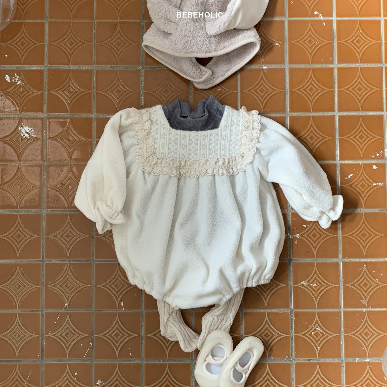 現貨▷ 韓國童裝 24秋冬 | BEBEHOLICS CLOUD SUIT (12M)