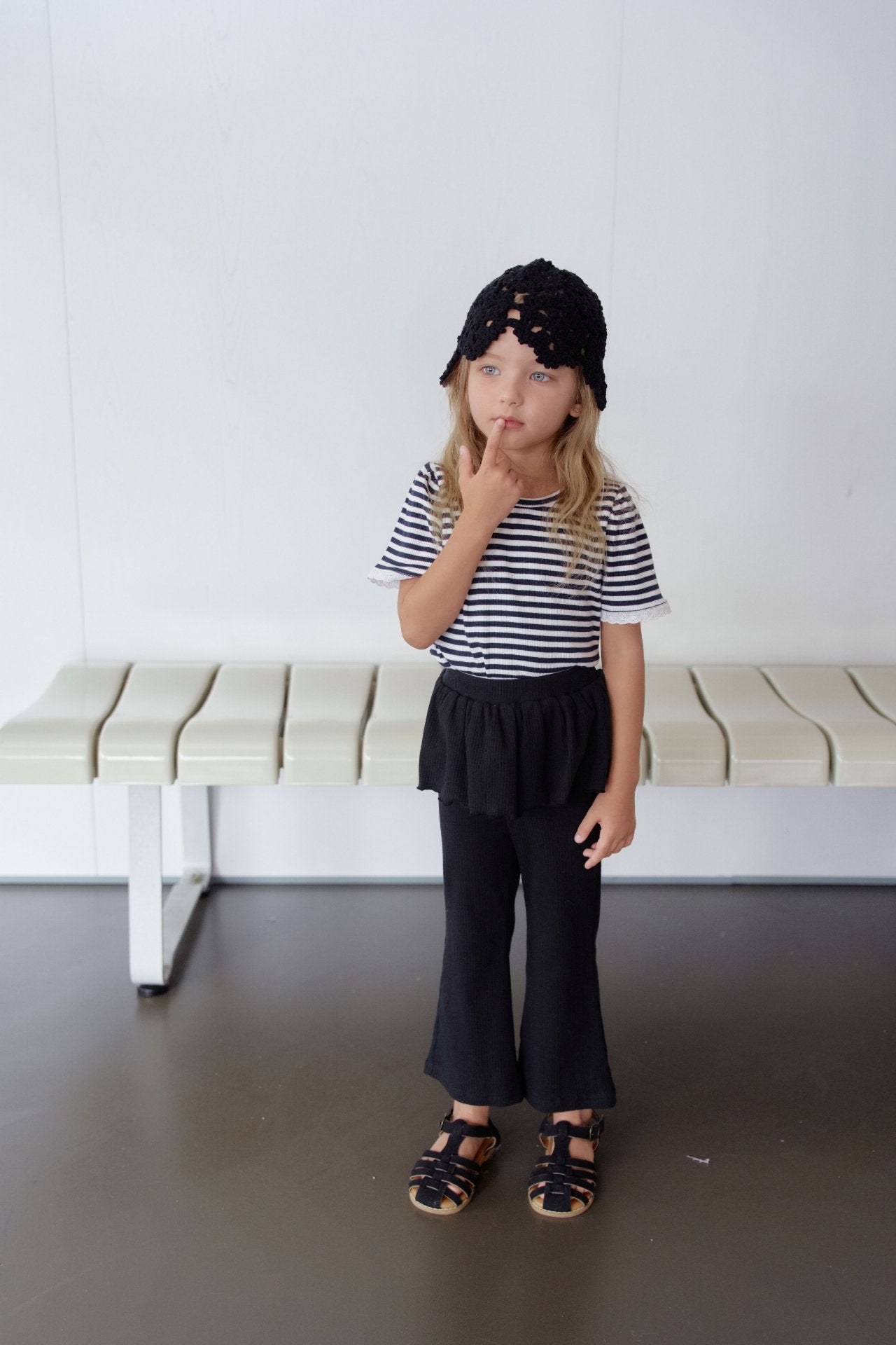 韓國童裝 26夏| MN30 Chic Bootcut ?緻微喇叭褲 (90-140cm)