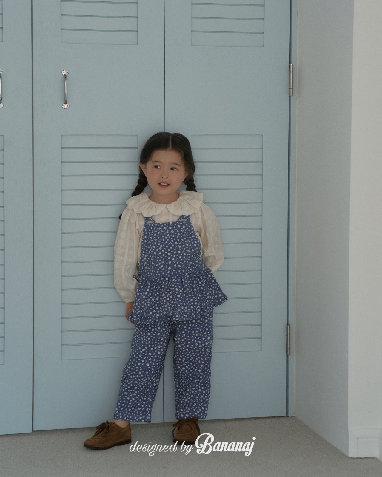 韓國童裝 25秋 | BJ25352 Kids Garden Overall