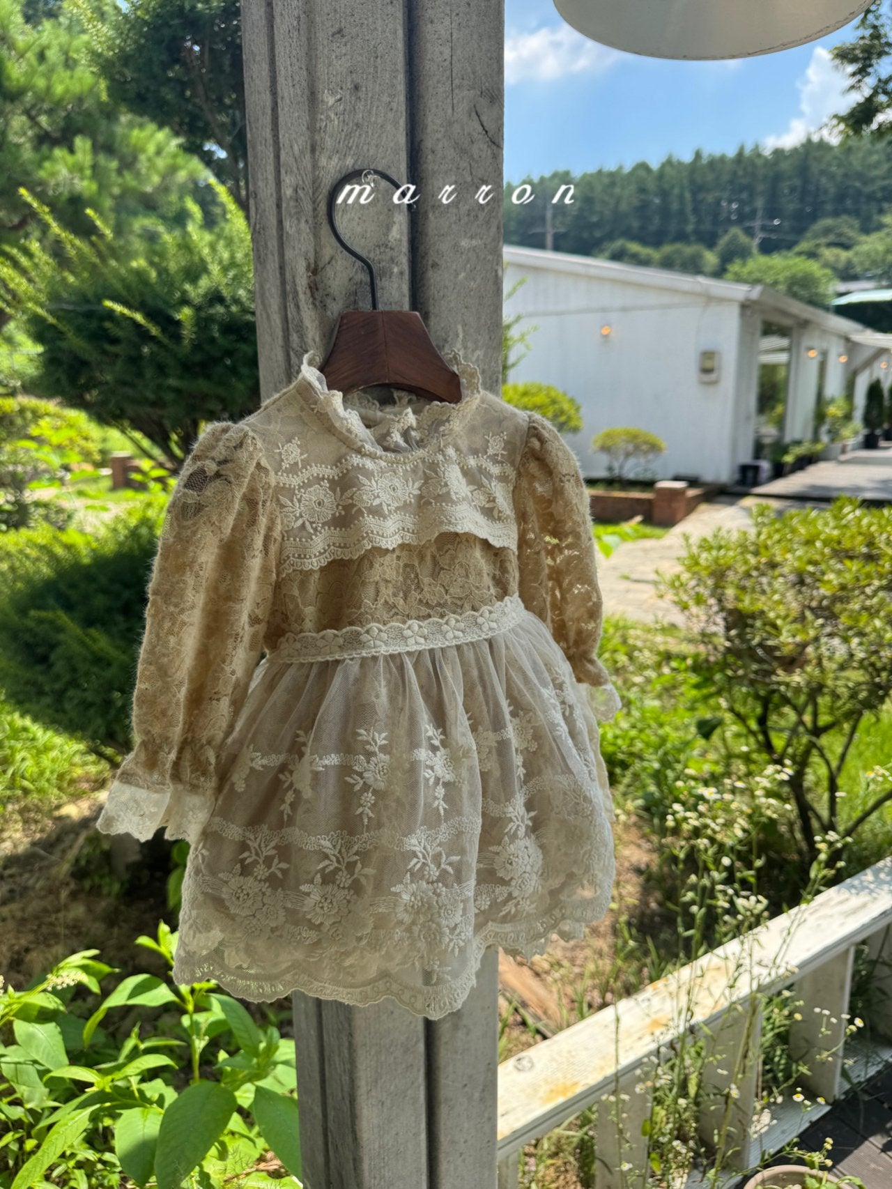 韓國童裝 25秋 | MA25310 Lace Apron