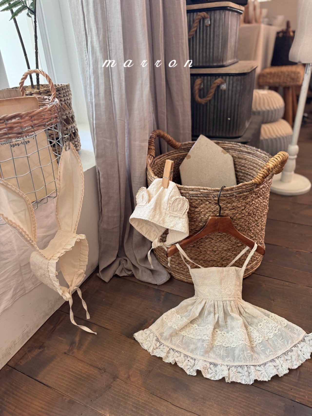 韓國童裝 25秋 | MA25314 Lace Apron