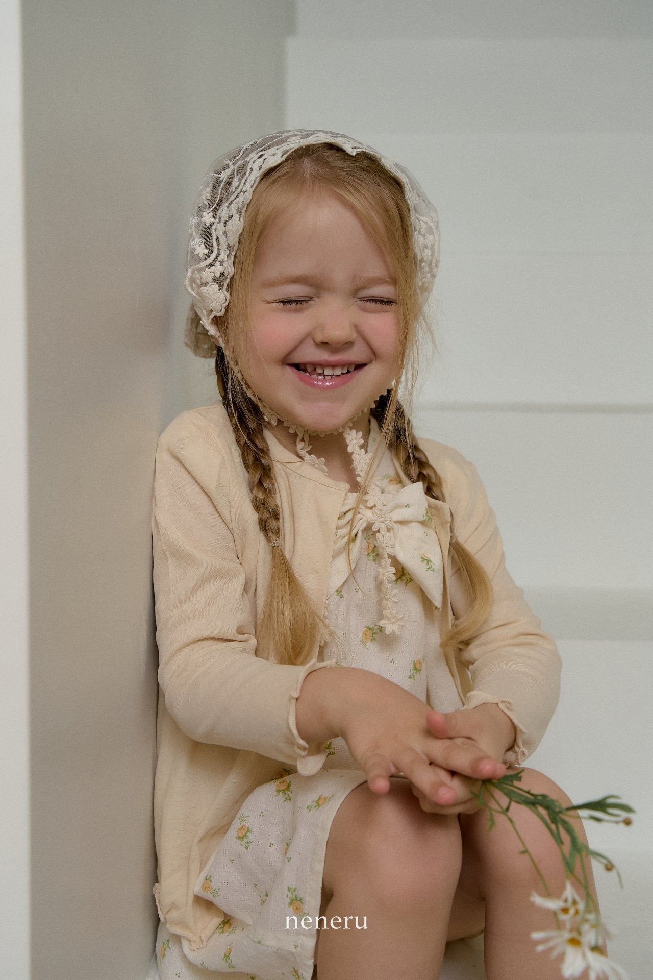 現貨▷ 韓國童裝 25夏 | NU25203 Floral Kids Dress