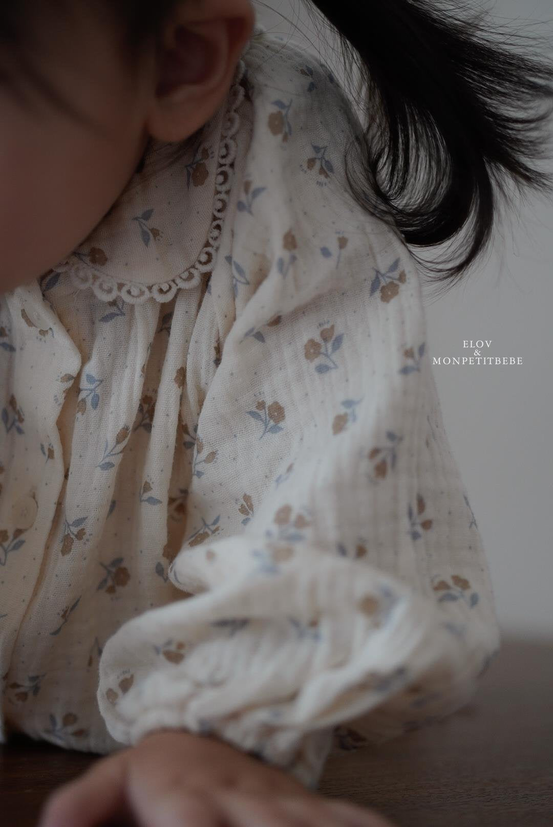 韓國童裝 25秋 | MP25309 Floral Top and Bottom Set (Baby)
