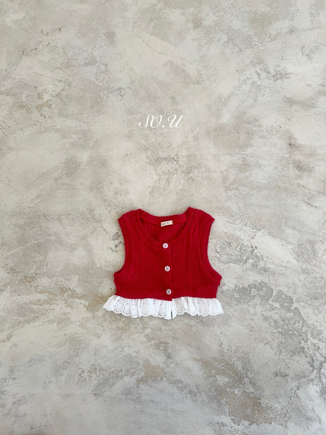 韓國童裝 25秋 | SO25306 SOU Vest
