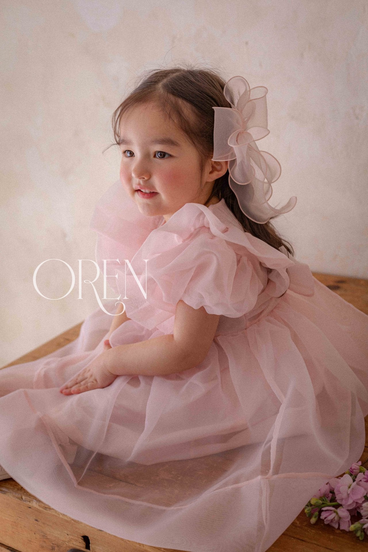現貨▷ 韓國童裝 25夏 | OR25205 INES RIBBON CLIP (BABY & KIDS)