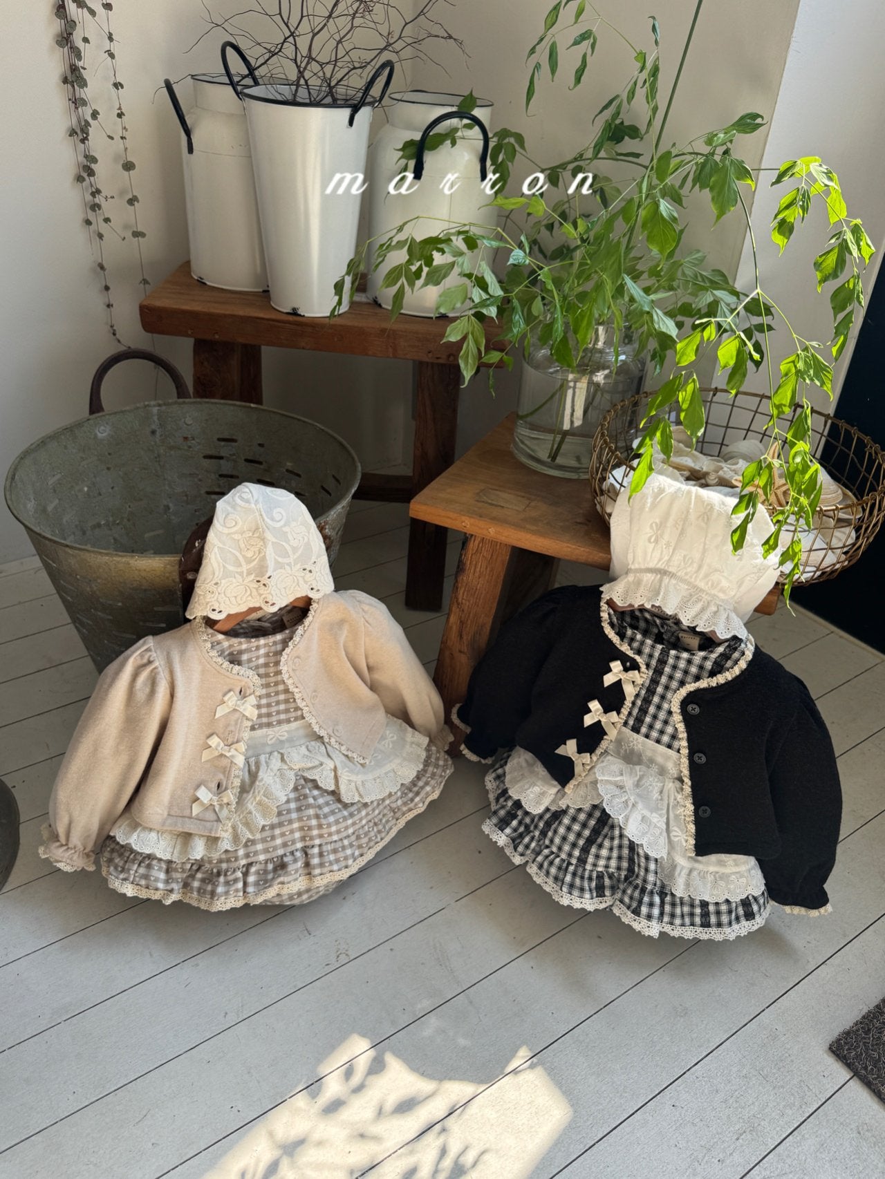 韓國童裝 25秋 | MA25301 Rose Bonnet