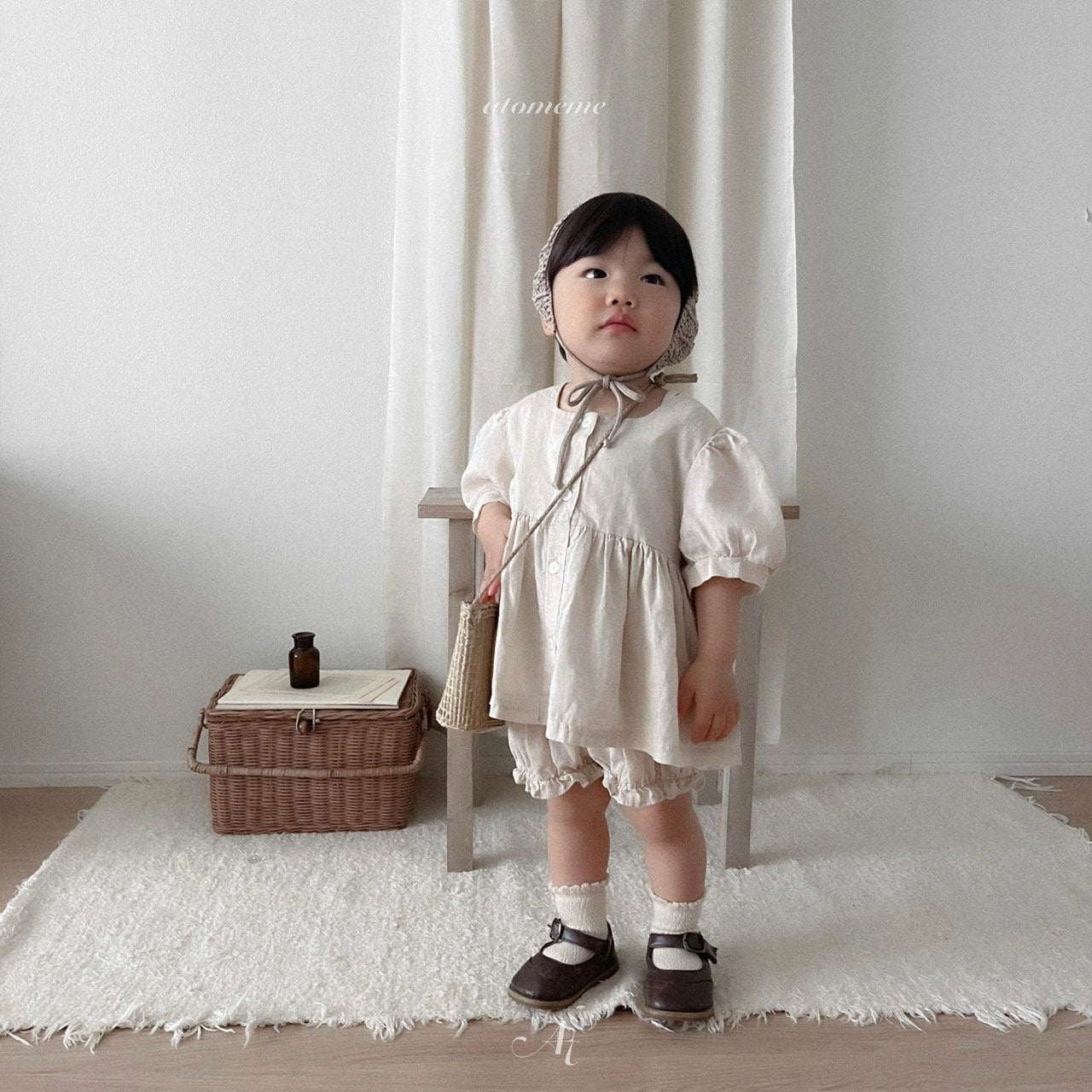 韓國童裝 25夏 | AT25228 Juicy Linen pants (baby and kids)