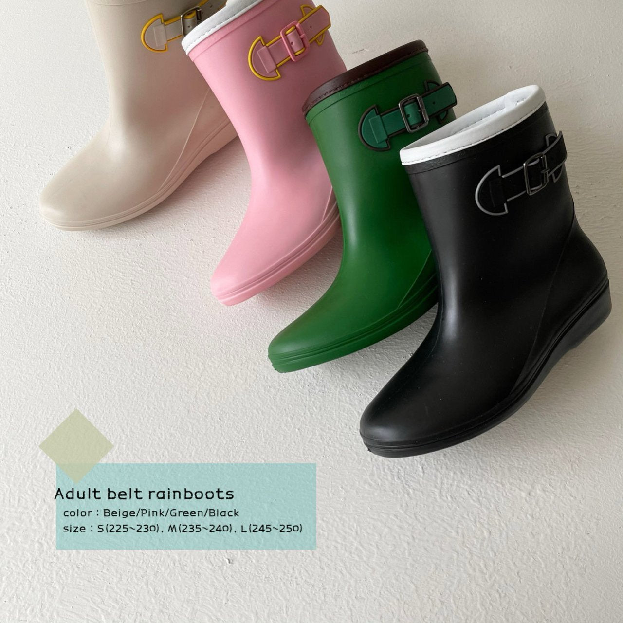 ❗韓國製造(made in Korea)❗ Rainbow Rain Boots 團購🌈 (MOM)