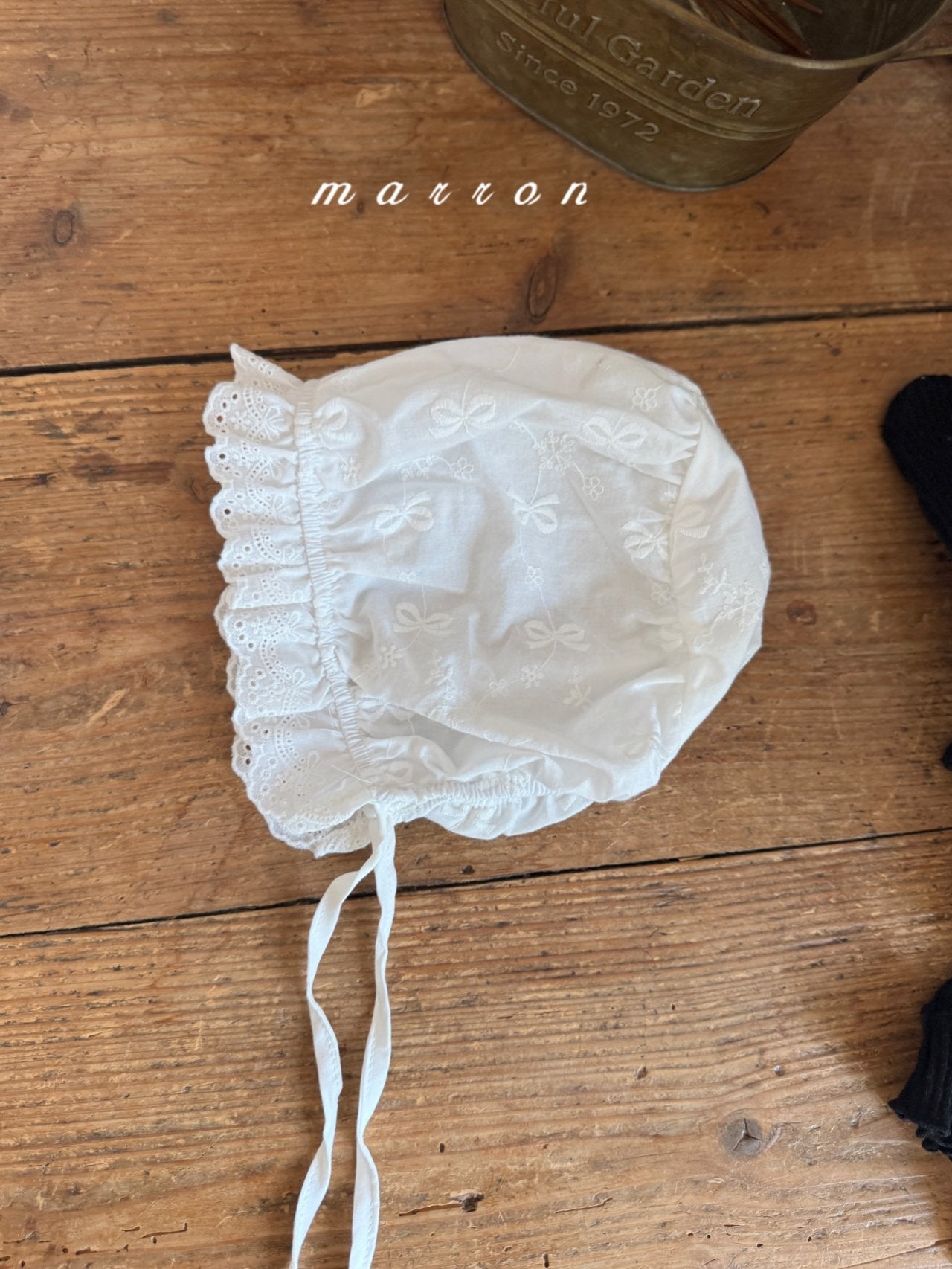 韓國童裝 25秋 | MA25311 Ribbon Bonnet