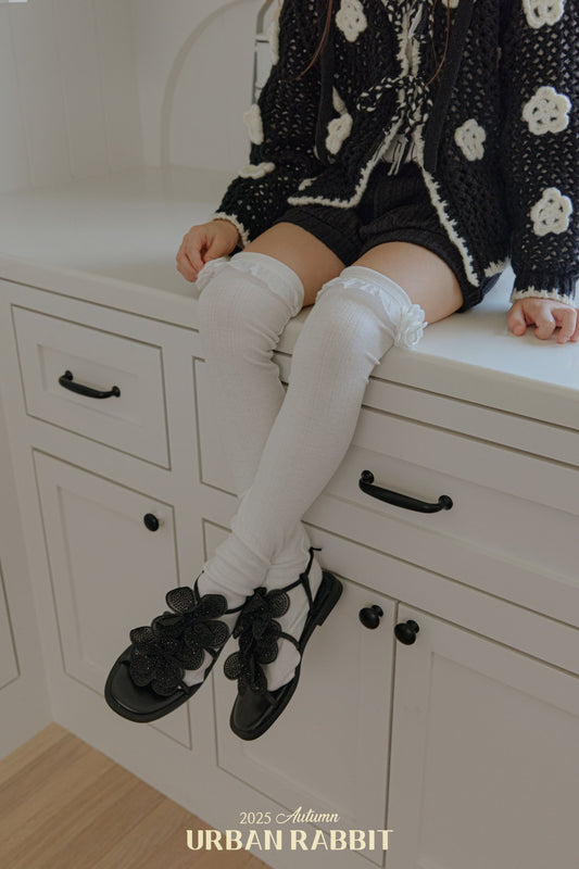韓國童裝 25秋 | UR25323 Rose Knee Socks